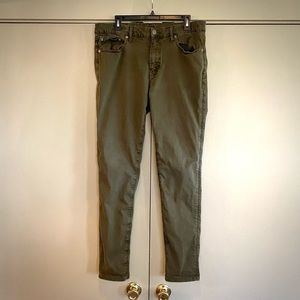 Men’s American Eagle green sueded flex pants